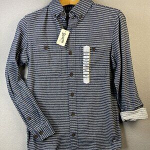NWT Duluth Trading Co Shirt Men' Small Free Swinging Button Up Flannel Slim‎ Fit